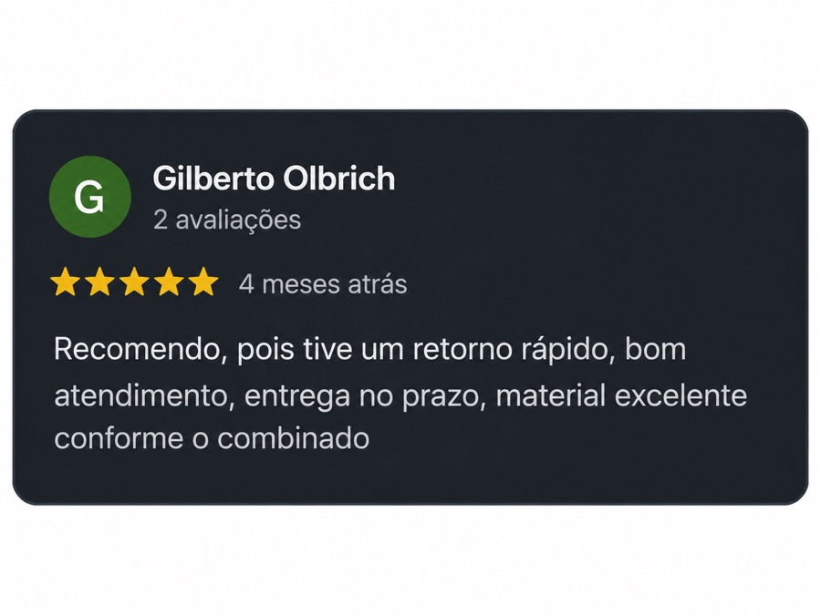 Avaliação de Gilberto Olbrich